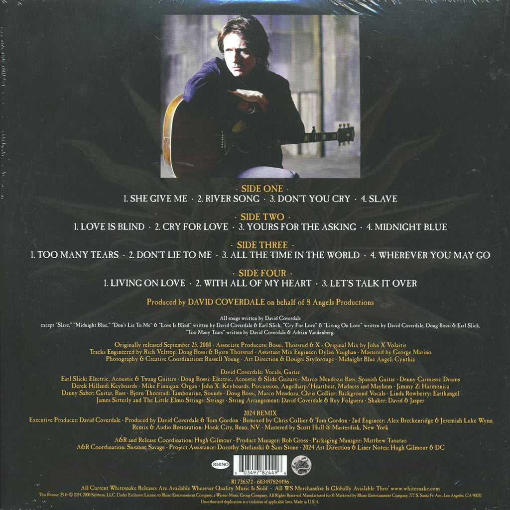 Whitesnake - Into The Light (2xLP) (remixed) (remastered) vinyl LP back cover