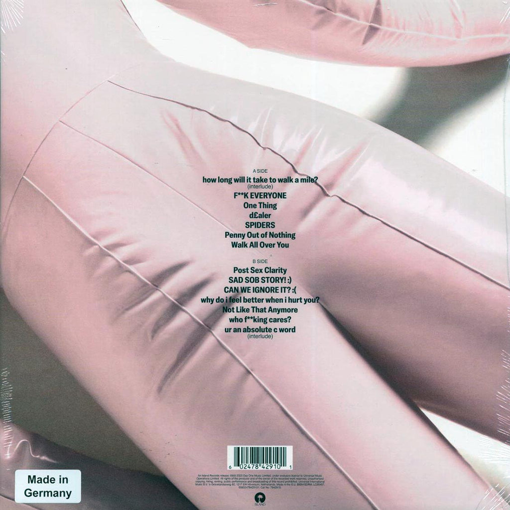 Lola Young - I'm Only F------ Myself (ltd. ed.) (pink vinyl) vinyl LP back cover