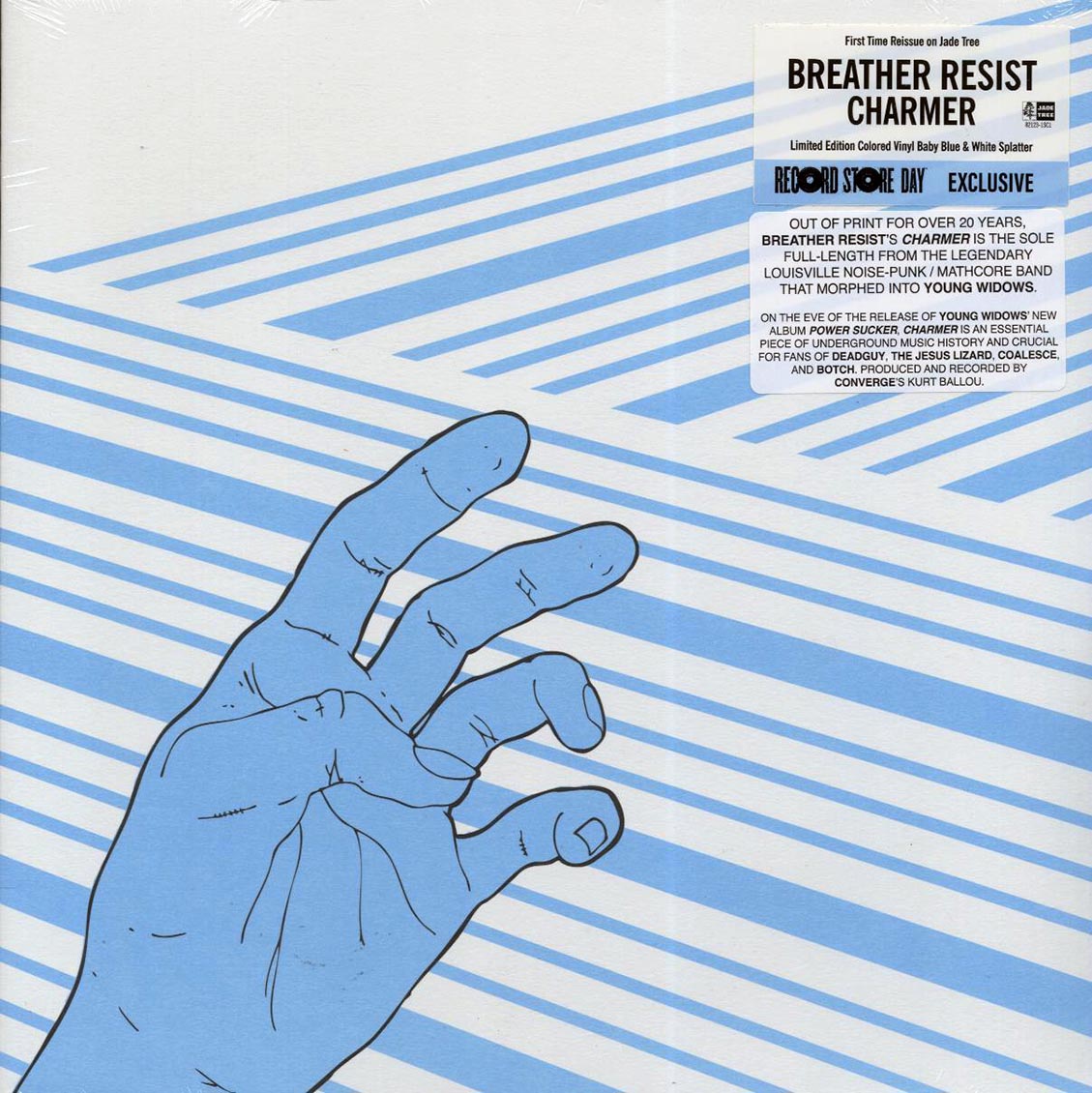 Breather Resist - Charmer (RSD 2025) (ltd. ed.) (baby blue/white splatter vinyl) vinyl LP front cover