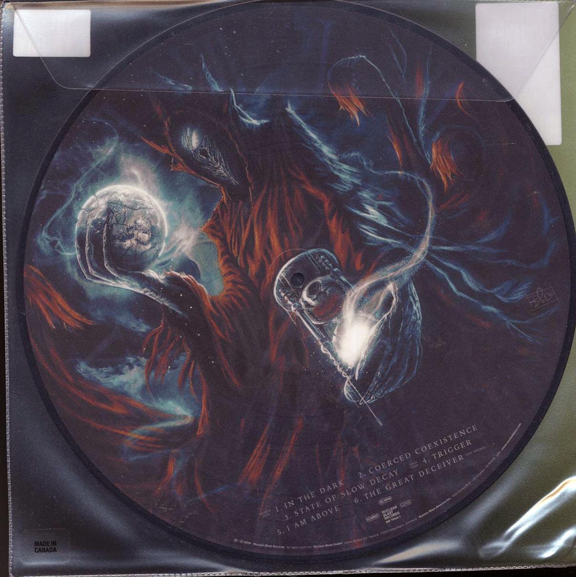 In Flames - Breathing Fire: Live 2024 (RSD 2025) (ltd. ed.) (picture disc) vinyl LP back cover
