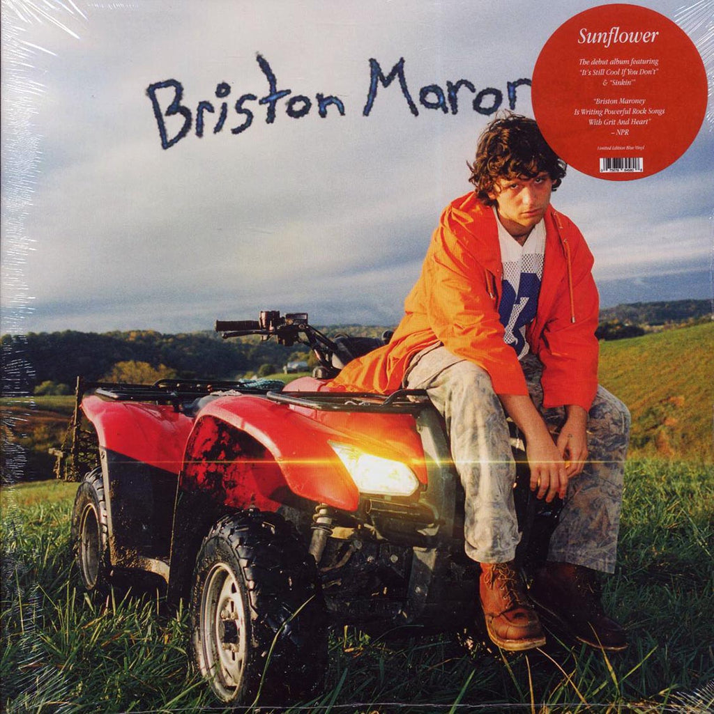 Briston Maroney - Sunflower (blue vinyl) vinyl LP front cover
