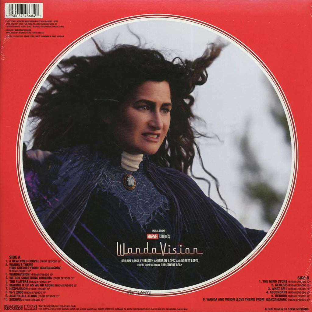 Kristen Anderson-Lopez, Robert Lopez, Christophe Beck - Music From WandaVision (picture disc) vinyl LP back cover