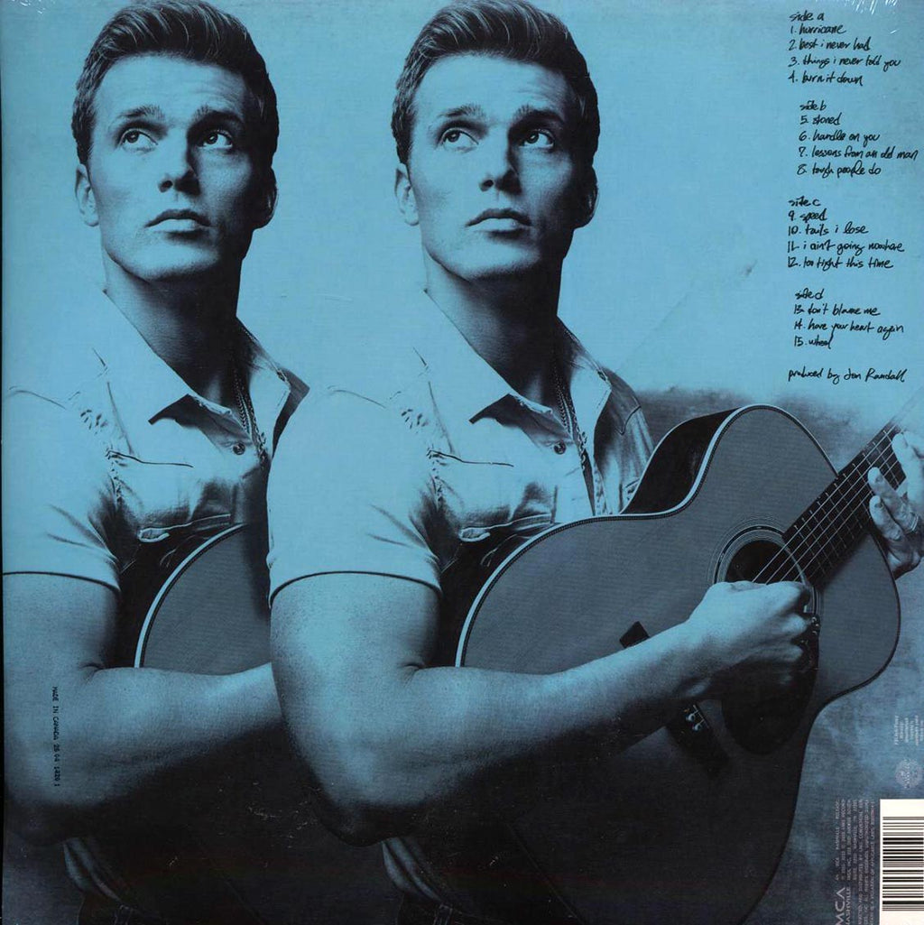 Parker McCollum - Never Enough (2xLP) (clear vinyl) vinyl LP back cover