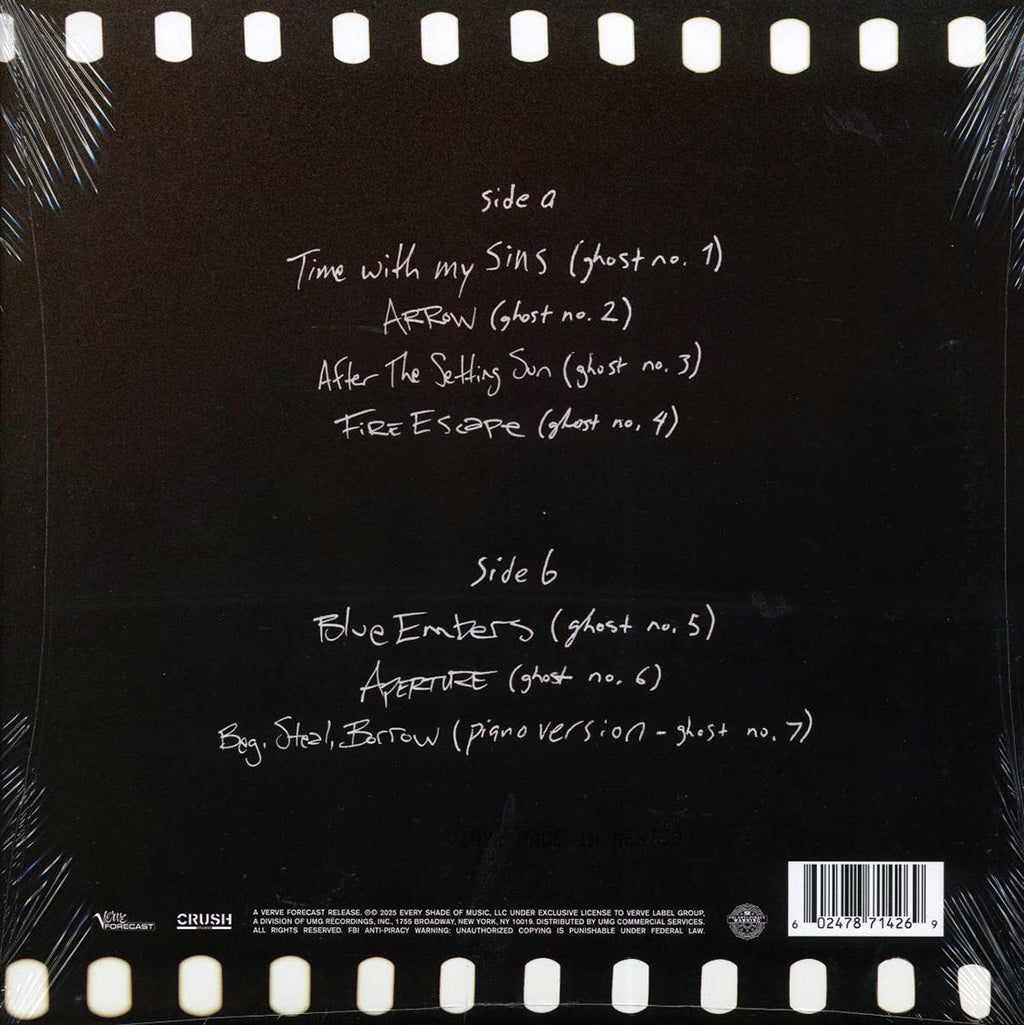 The Head And The Heart - Ghosts In The Machinery (RSD 2025) (ltd. ed.) (cloudy lens) vinyl LP back cover