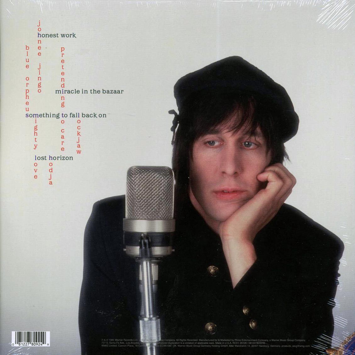Todd Rundgren - A Cappella (40th Anniv. Ed.) (RSD 2025) (ltd. ed.) (orange vinyl) vinyl LP back cover