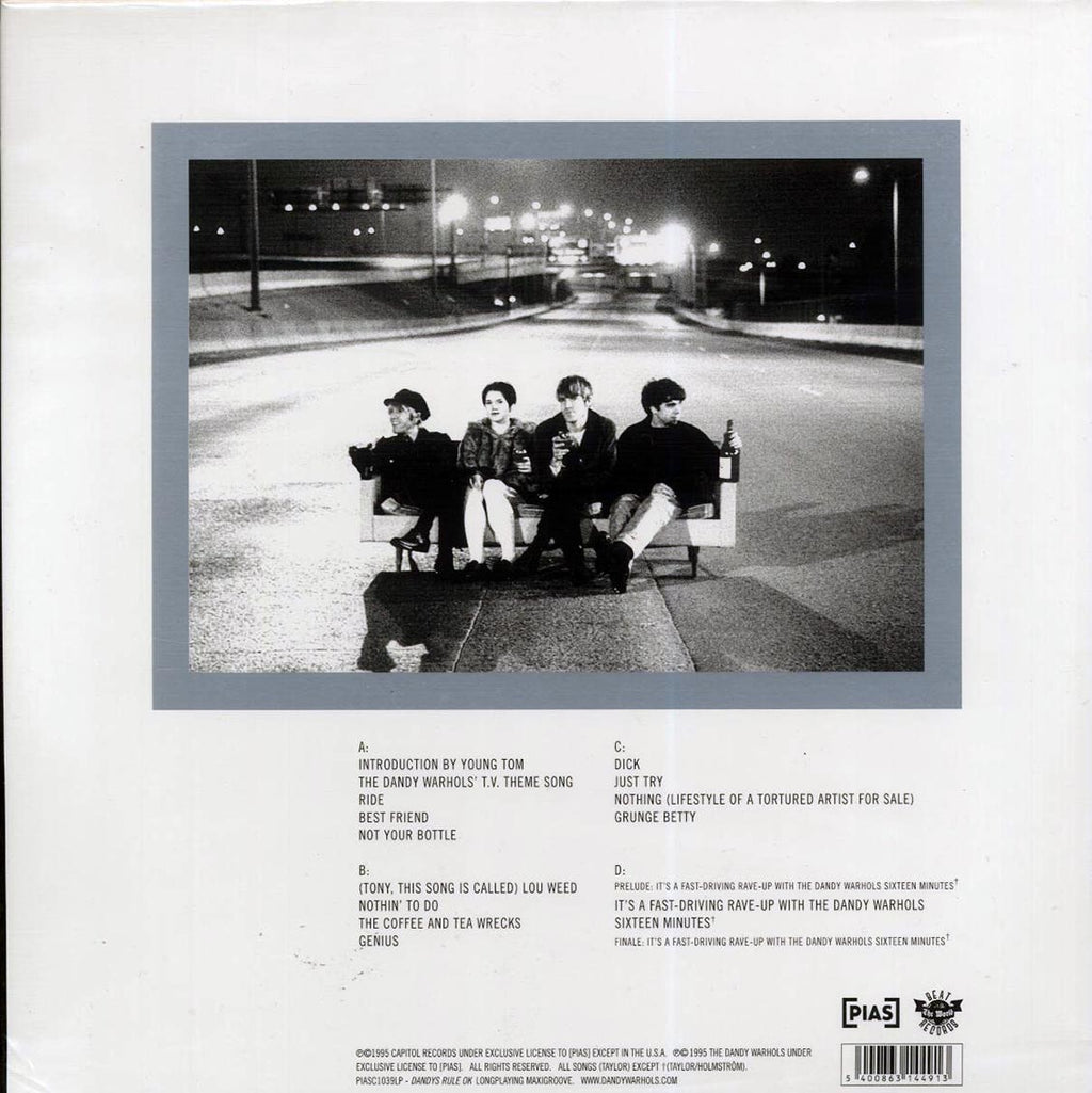 The Dandy Warhols - Dandys Rule OK (2xLP) (red vinyl) vinyl LP back cover