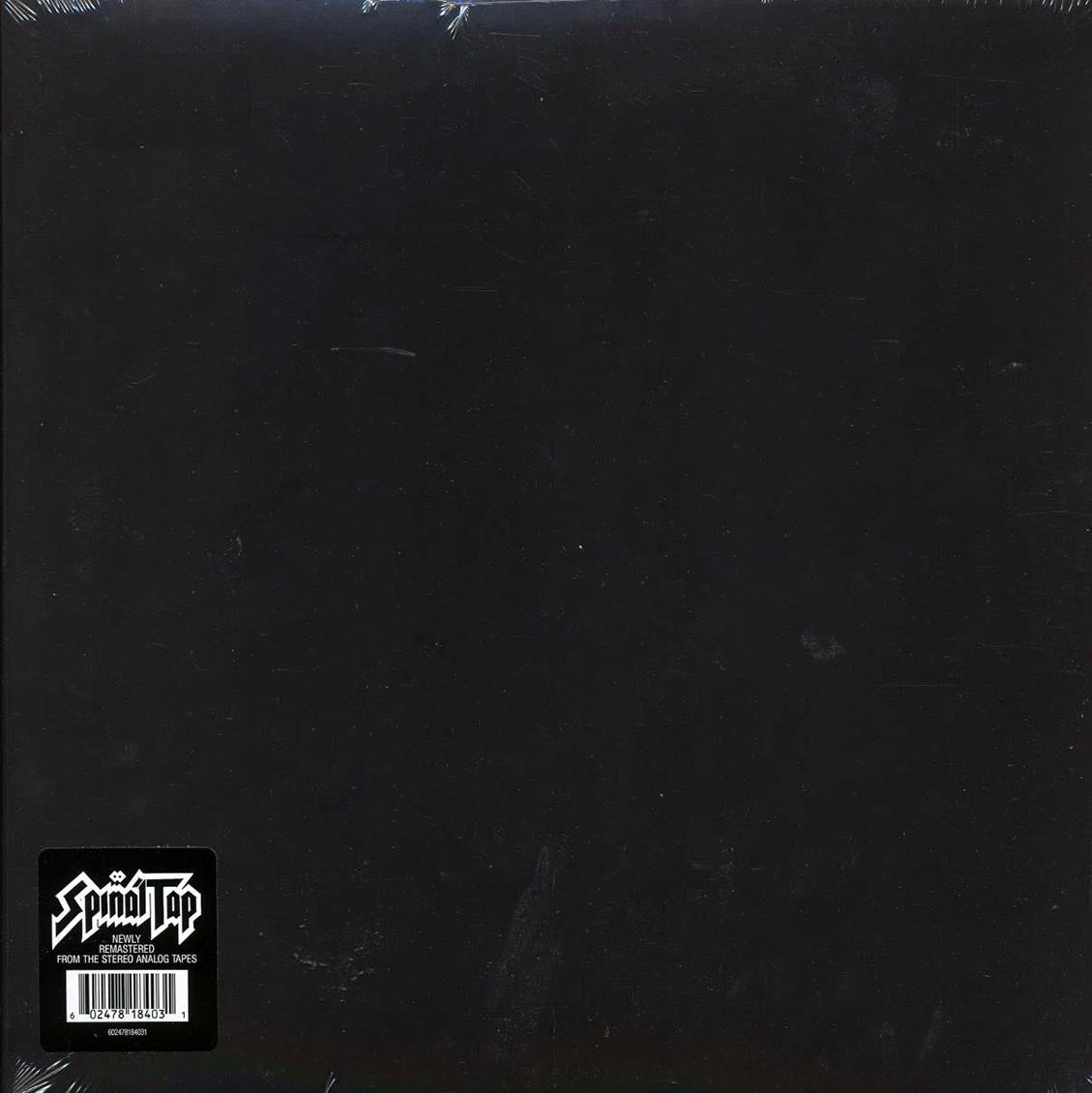 Spinal Tap - From The Original Motion Picture Soundtrack This Is Spinal Tap (remastered) vinyl LP front cover