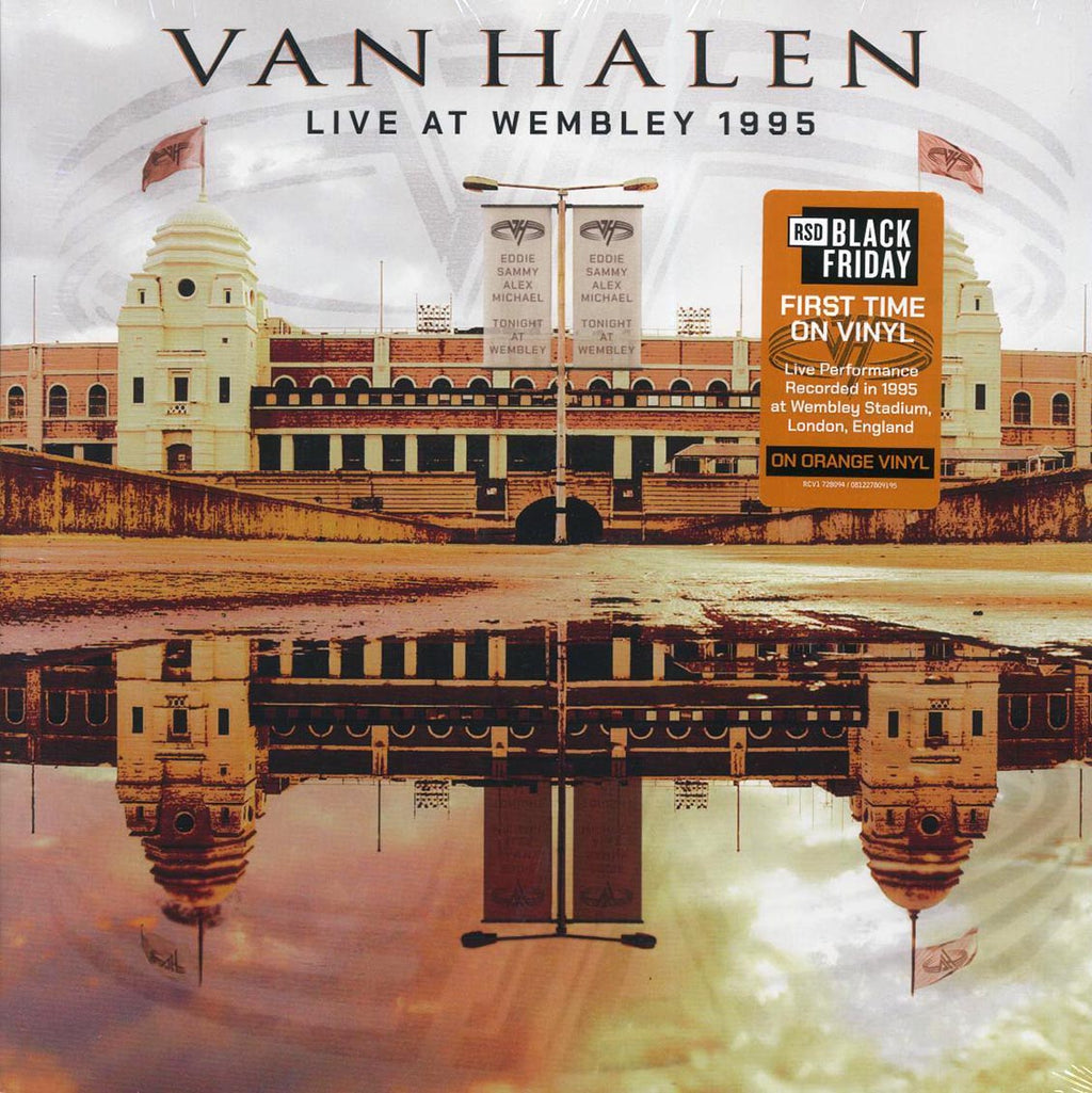 Van Halen - Live At Wembley 1995 (RSD 2025) (orange vinyl) vinyl LP front cover