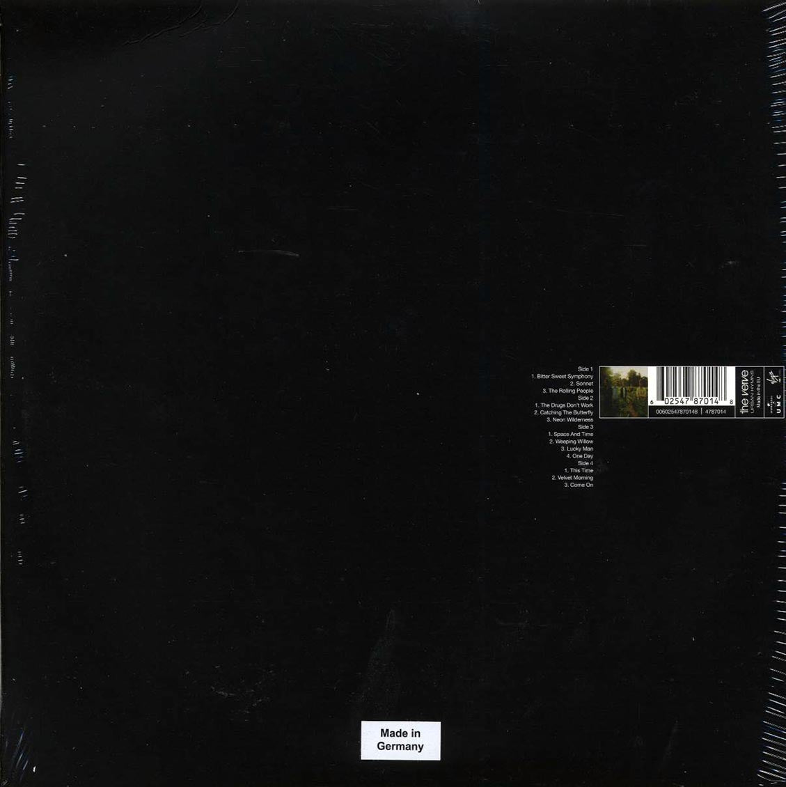The Verve - Urban Hymns (2xLP) (180g) (remastered) vinyl LP back cover