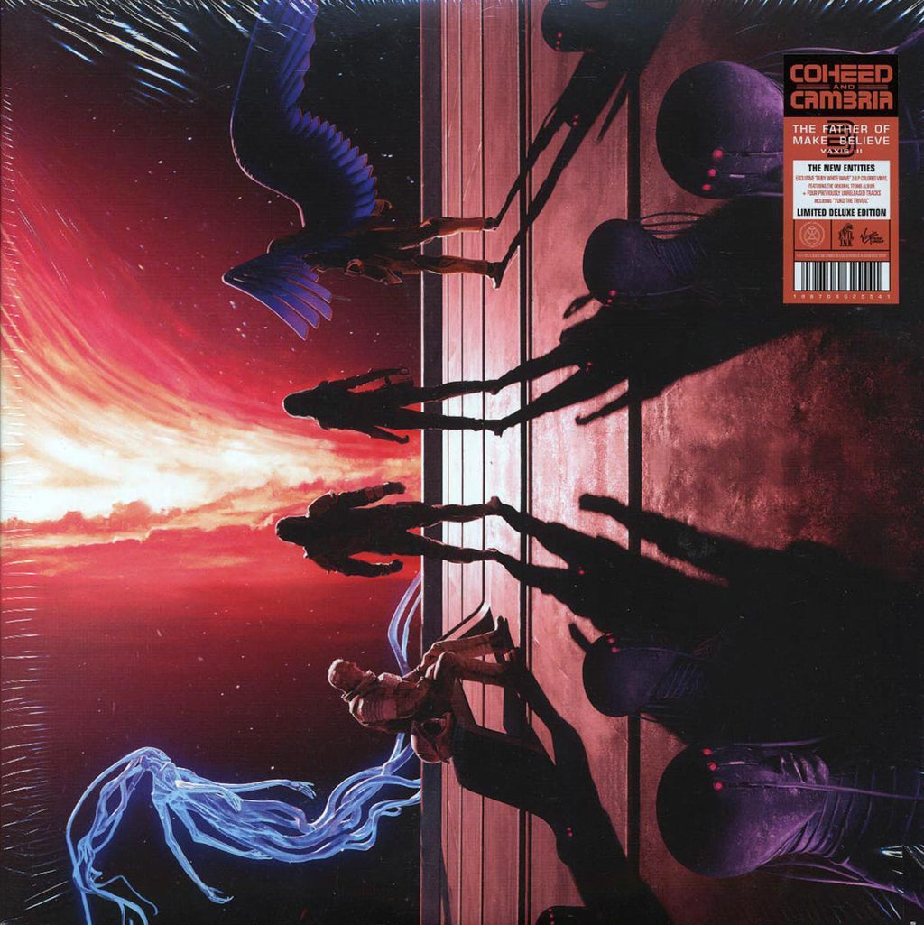 Coheed And Cambria - Vaxis III: The Father Of Make Believe: New Entities Edition (2xLP) (ruby white wave vinyl) (deluxe edition) vinyl LP front cover