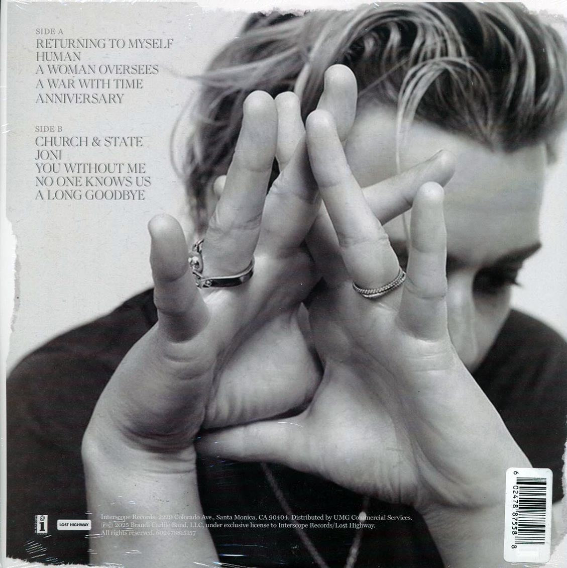 Brandi Carlile - Returning To Myself (ltd. ed.) (opaque baby pink vinyl) vinyl LP back cover