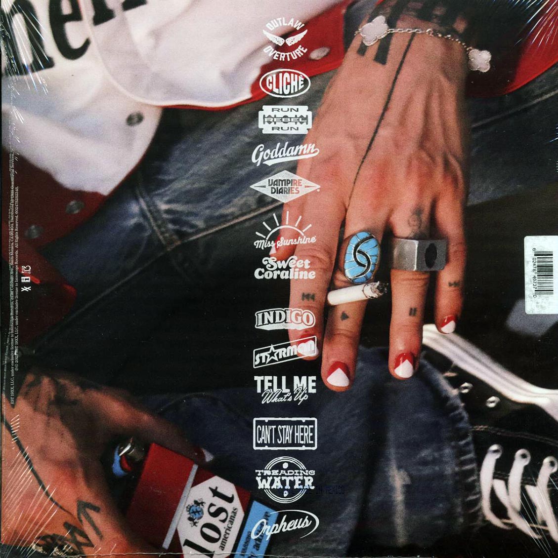 MGK - Lost Americana (ltd. ed.) (soda pop bottle vinyl) vinyl LP back cover
