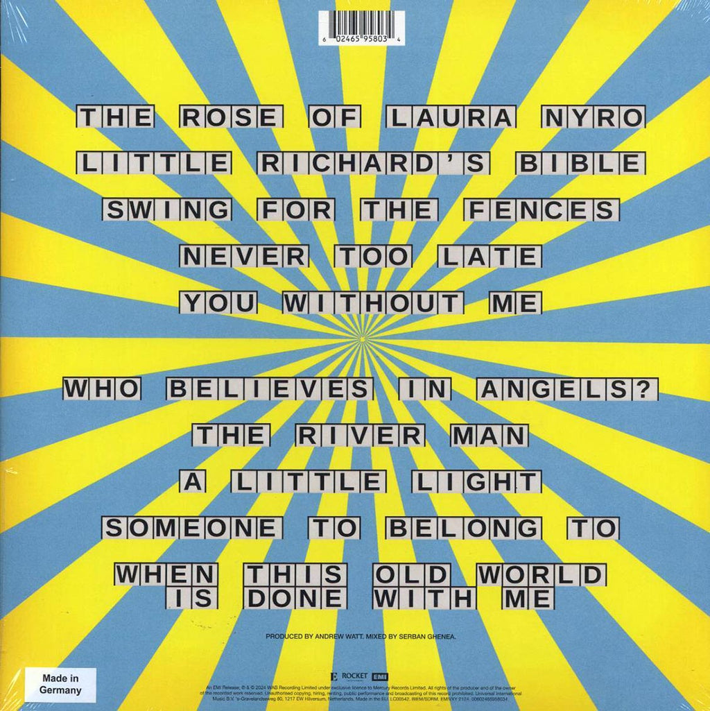 Elton John, Brandi Carlile - Who Believes In Angels? vinyl LP back cover