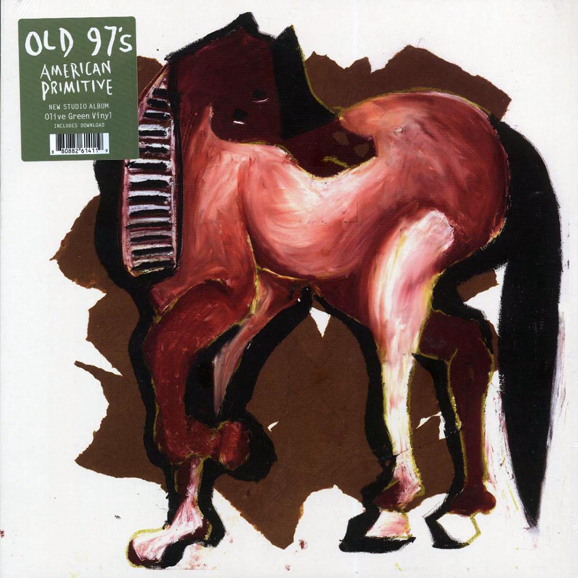 Old 97's - American Primitive (olive green vinyl) vinyl LP front cover