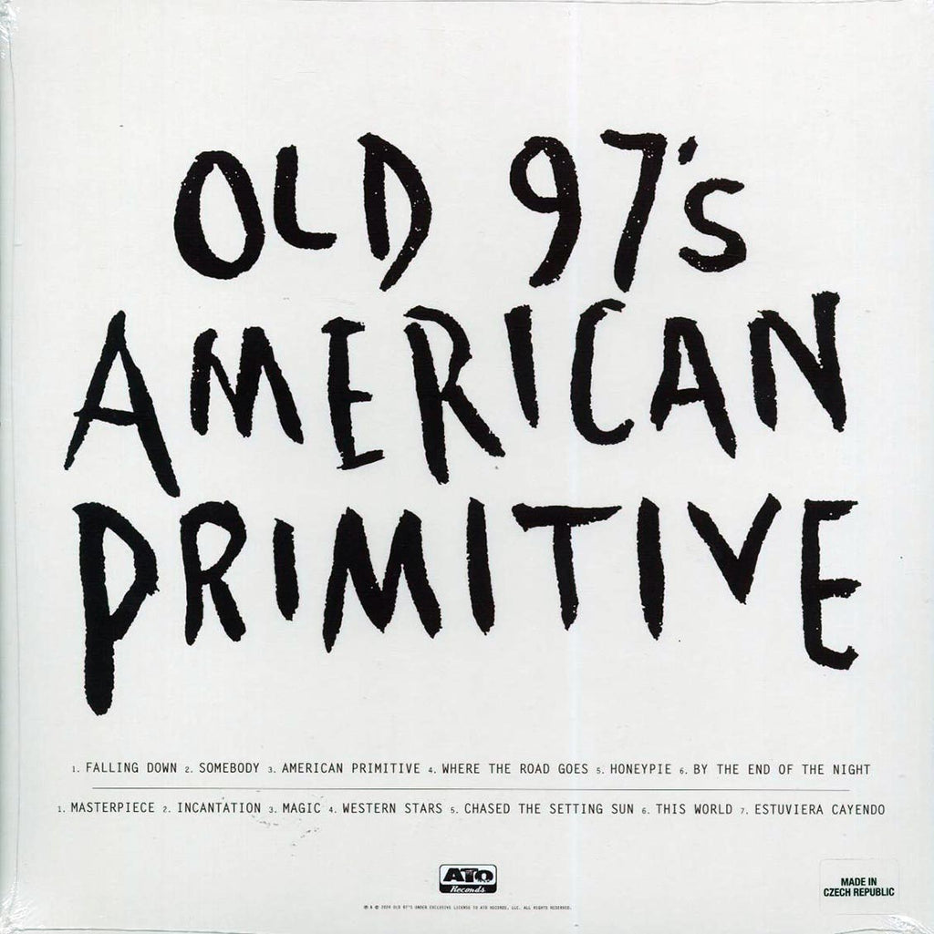 Old 97's - American Primitive (olive green vinyl) vinyl LP back cover