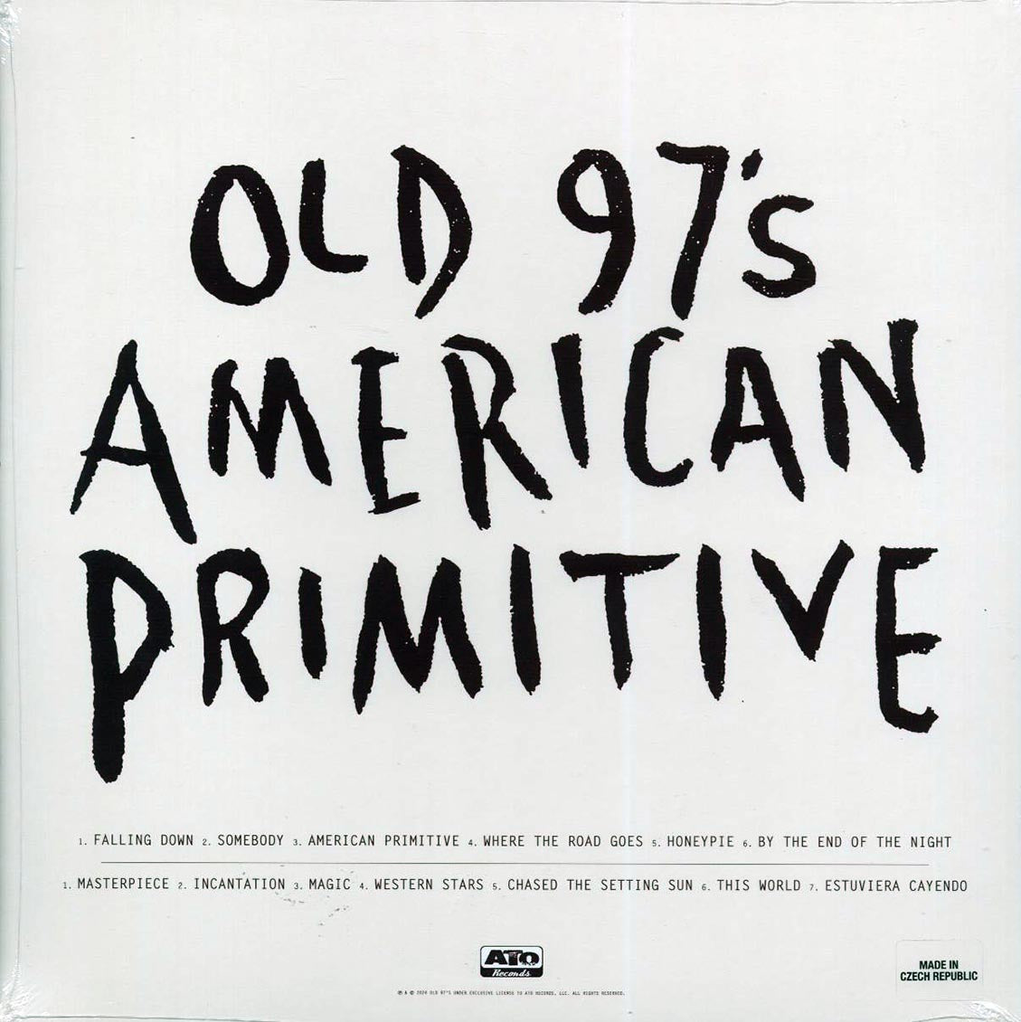 Old 97's - American Primitive (olive green vinyl) vinyl LP back cover