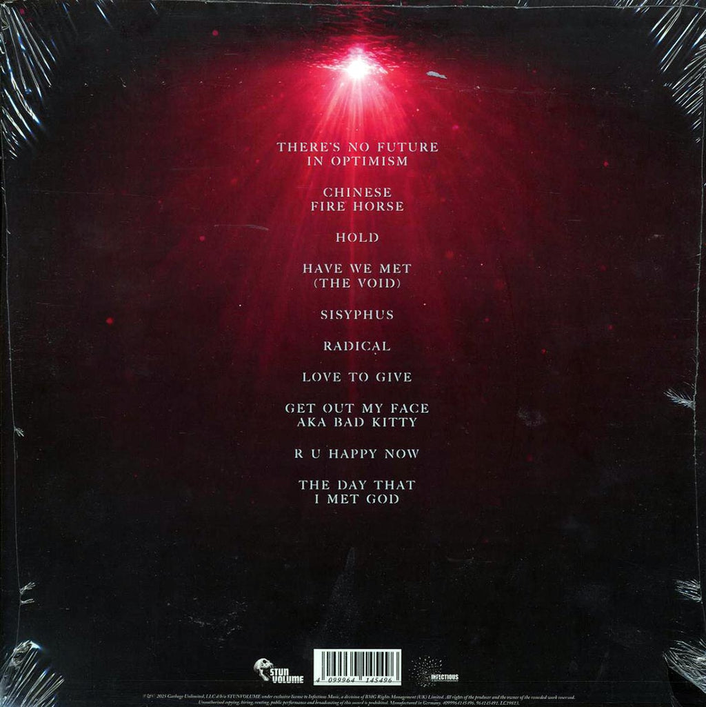 Garbage - Let All That We Imagine Be The Light (ltd. ed.) (pearl sunrise vinyl) vinyl LP back cover