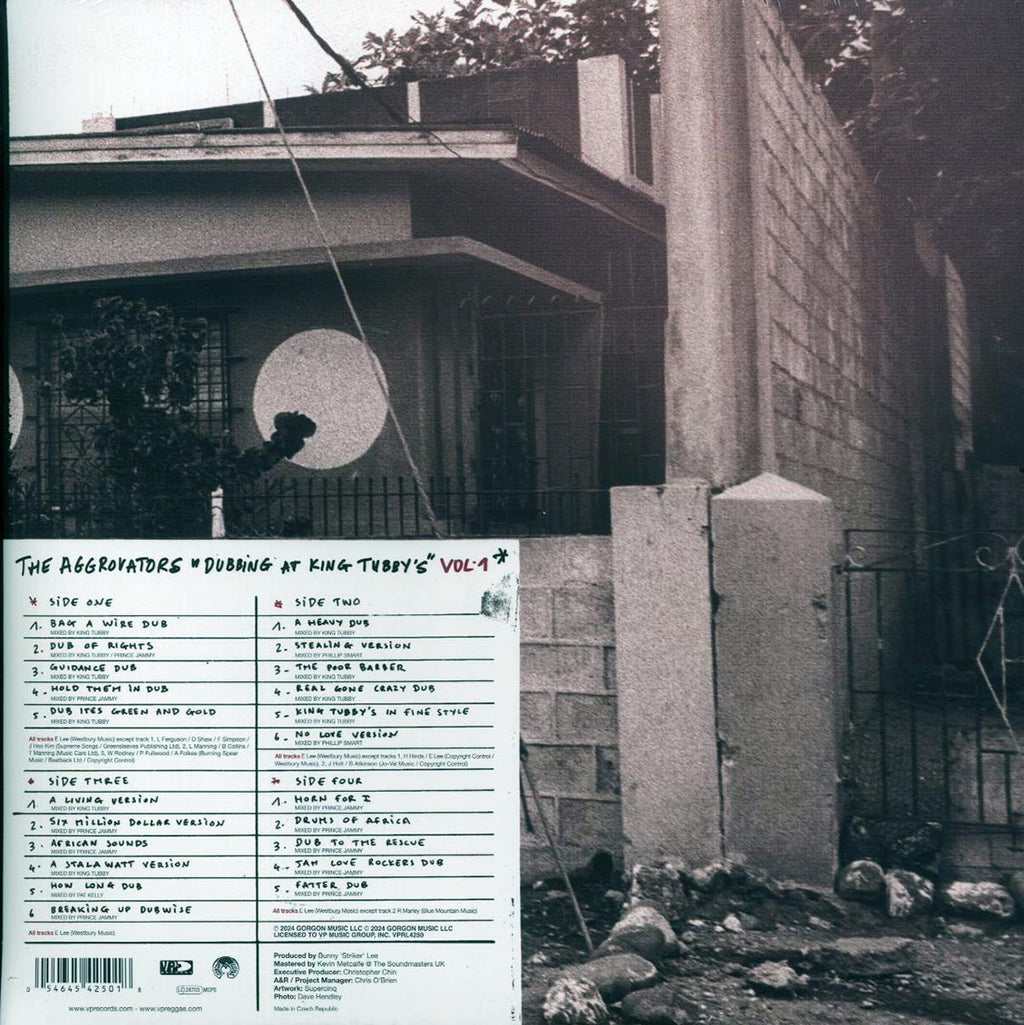 The Aggrovators - Dubbing At King Tubby's Volume 1 (RSD 2024) (ltd. ed.) (2xLP) (red vinyl) vinyl LP back cover