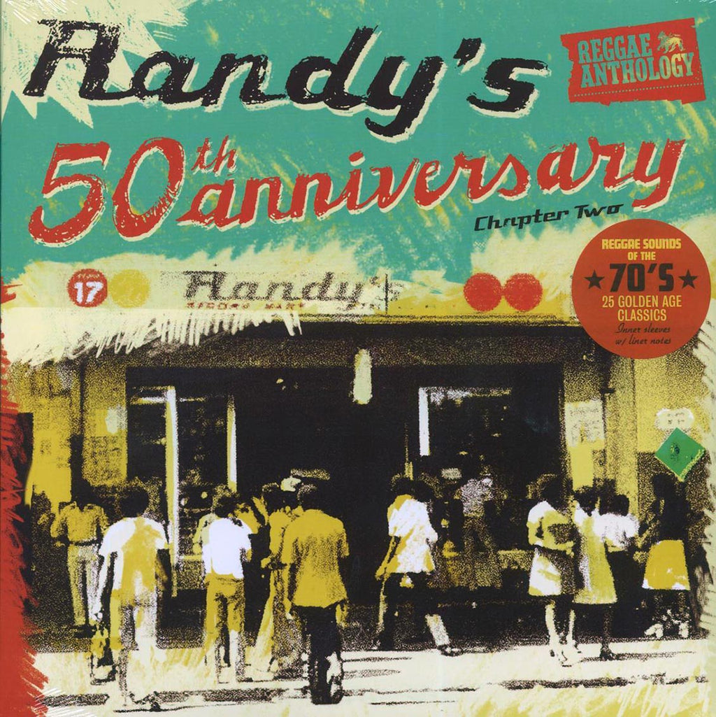 The Gladiators, Gregory Isaacs, The Heptones, I Roy, Errol Dunkley, Etc. - Randy's 50th Anniversary Chapter 2: Reggae Anthology (2xLP) vinyl LP front cover