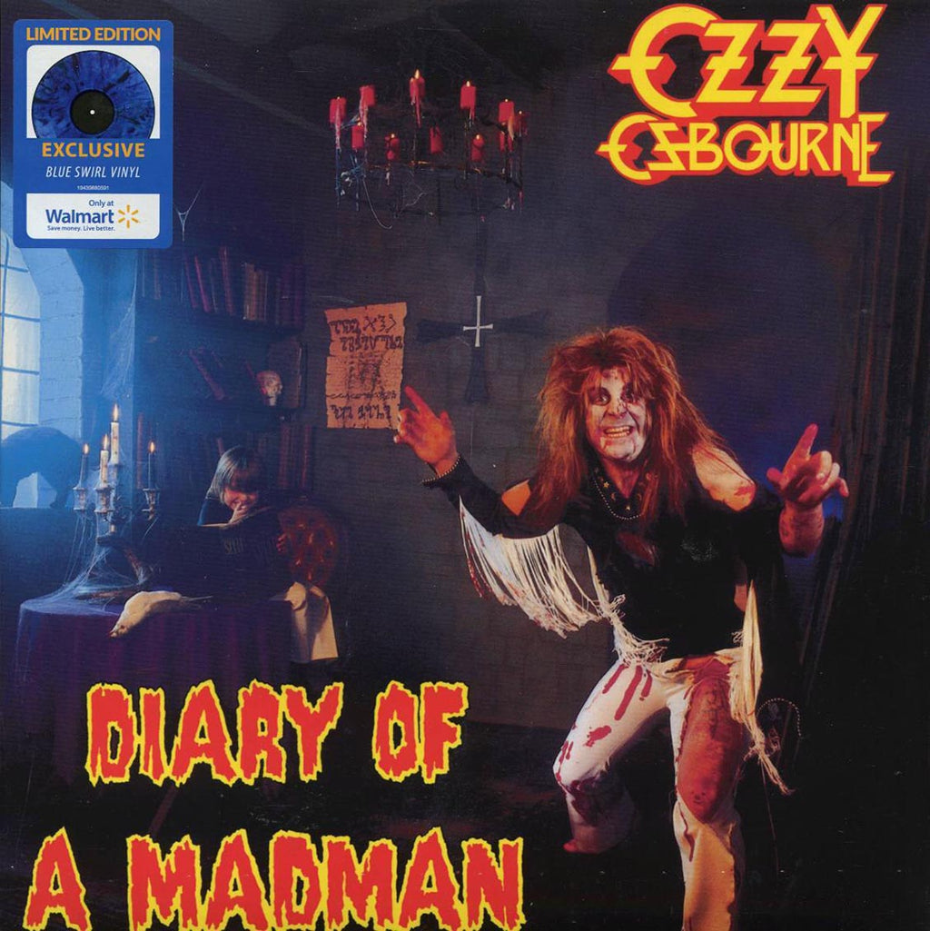 Ozzy Osbourne - Diary Of A Madman (ltd. ed.) (blue swirl vinyl) vinyl LP front cover