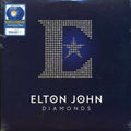 Elton John - Diamonds (ltd. ed.) (2xLP) (diamond blue vinyl) vinyl LP front cover