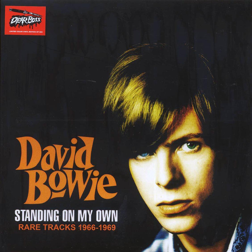 David Bowie - Standing On My Own: Rare Tracks 1966-1969 (ltd. 300 copies made) (orange vinyl) vinyl LP front cover