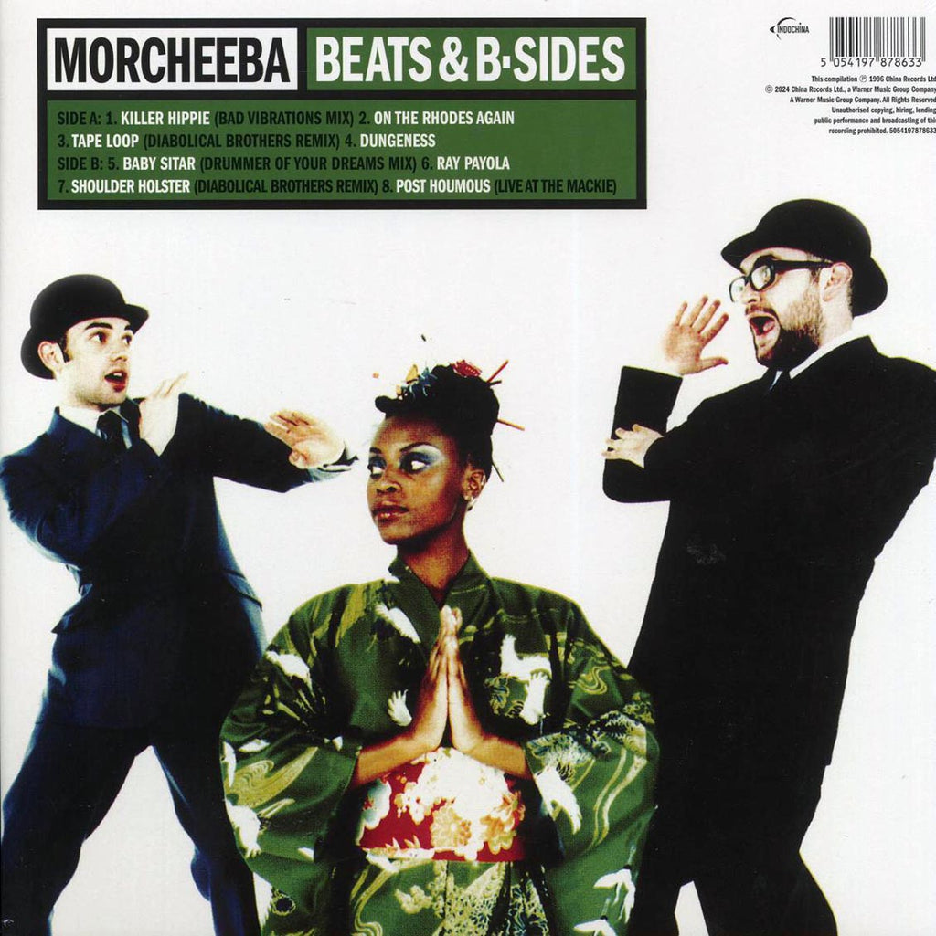 Morcheeba - Beats & B-Sides (RSD 2024) (green vinyl) vinyl LP back cover