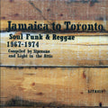 Jackie Mittoo, Johnny Osbourne, Noel Ellis, Cougars, Etc. - Jamaica To Toronto: Soul Funk & Reggae 1967-1974 (RSD 2024) (ltd. ed.) (2xLP) (yellow/green marbled vinyl) vinyl LP front cover