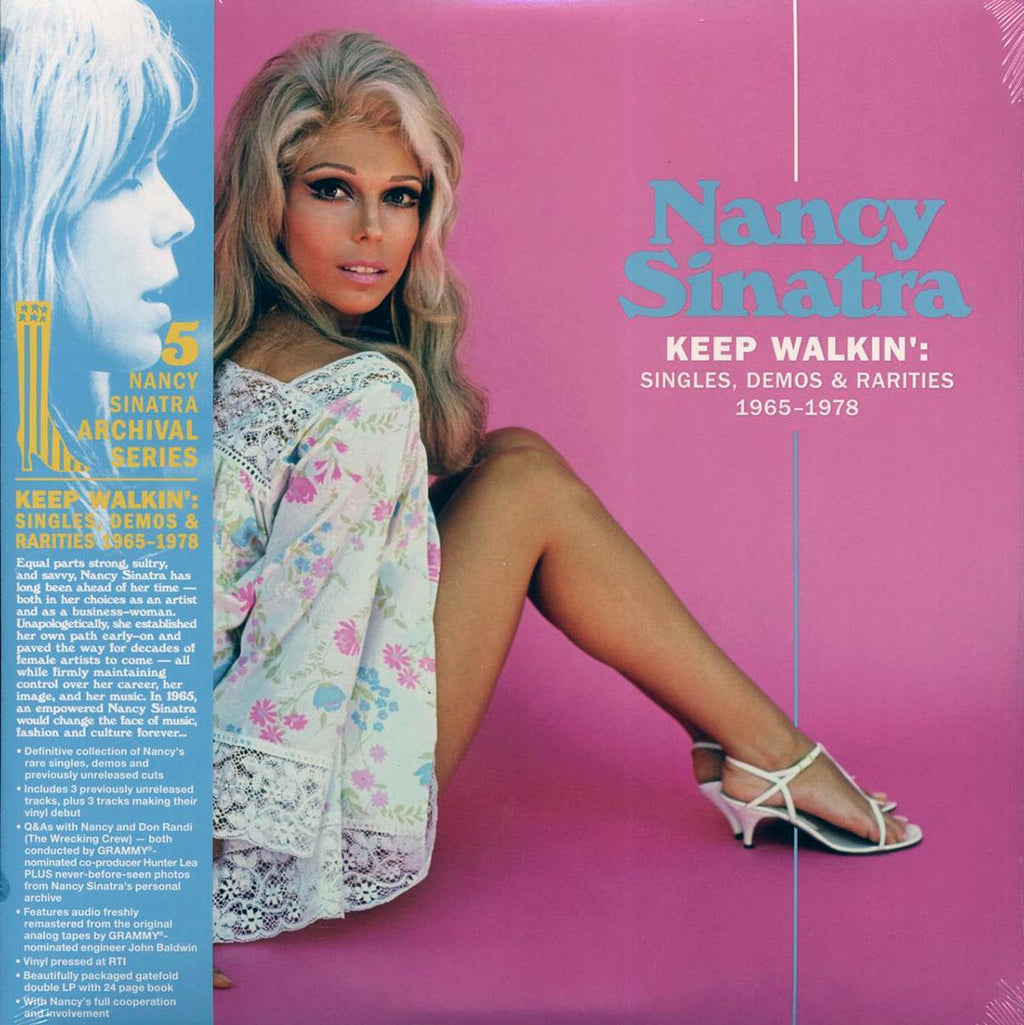 Nancy Sinatra - Keep Walkin': Singles, Demos & Rarities 1965-1978 (2xLP) (RTI press) vinyl LP front cover