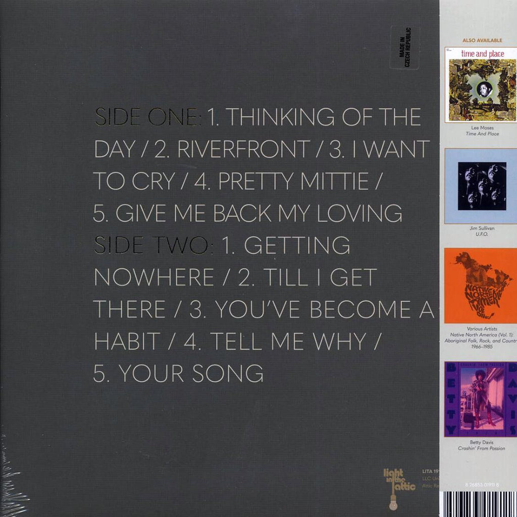 Leo Nocentelli - Another Side (RTI press) vinyl LP back cover