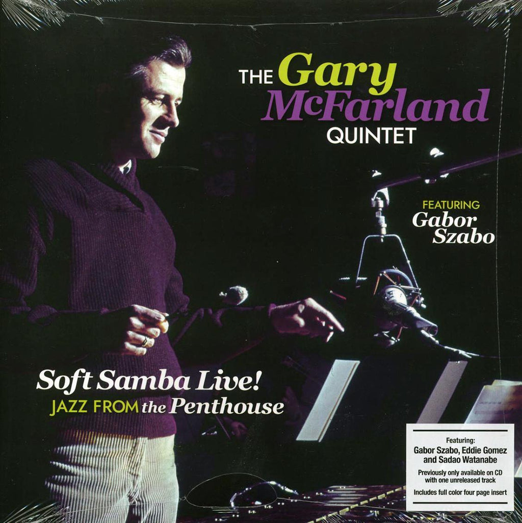 The Gary McFarland Quintet, Gabor Szabo - Soft Samba Live! Jazz From The Penthouse (ltd. ed.) vinyl LP front cover