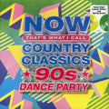 George Strait, Shania Twain, Faith Hill, Travis Tritt, Vince Gill, Etc. - Now That's What I Call Country Classics 90s Dance Party (2xLP) (yellow/green vinyl) vinyl LP front cover