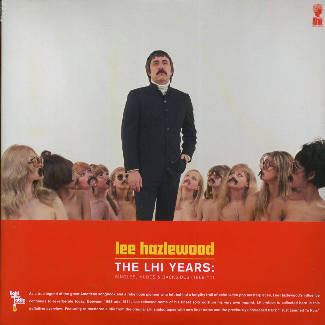 Lee Hazlewood - The LHI Years: Singles, Nudes & Backsides 1968-71 (2xLP) vinyl LP front cover