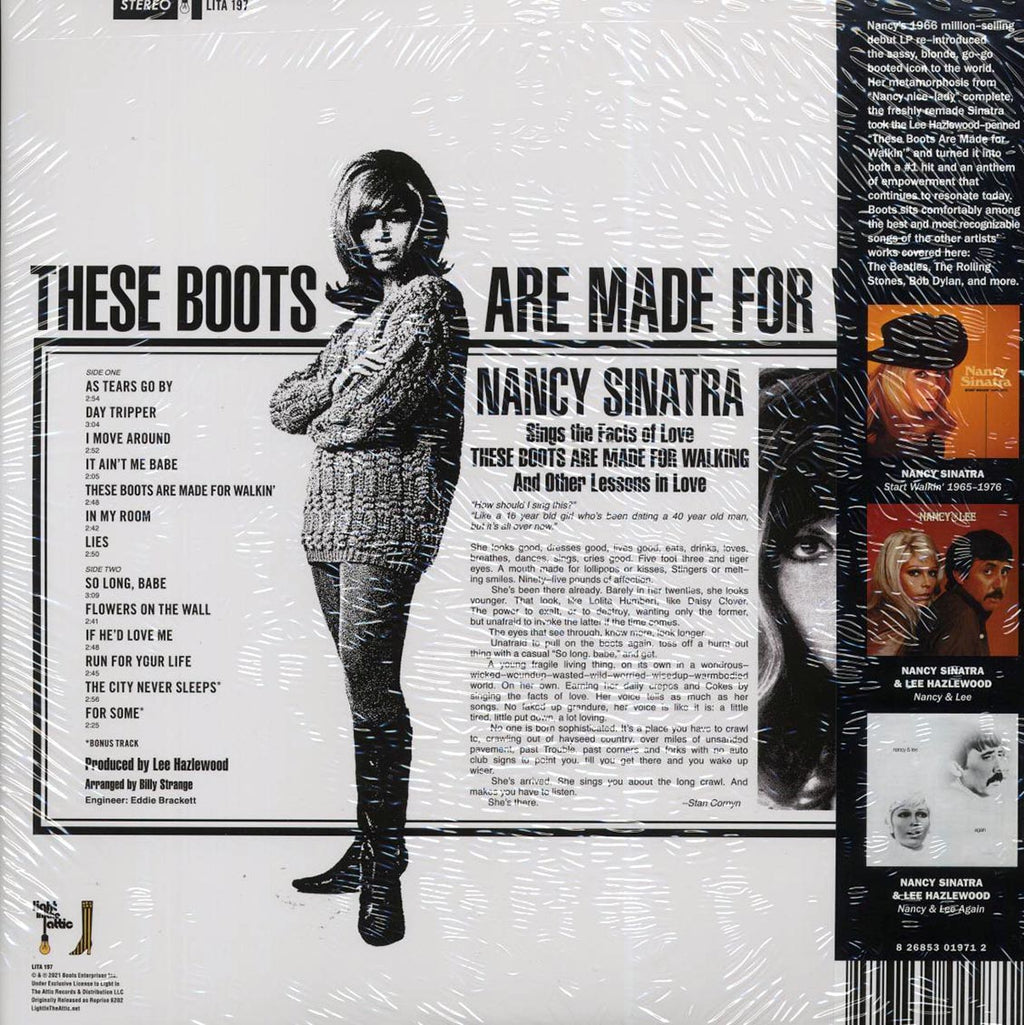 Nancy Sinatra - Boots (+2 bonus tracks) (2xLP) (RTI press) vinyl LP back cover