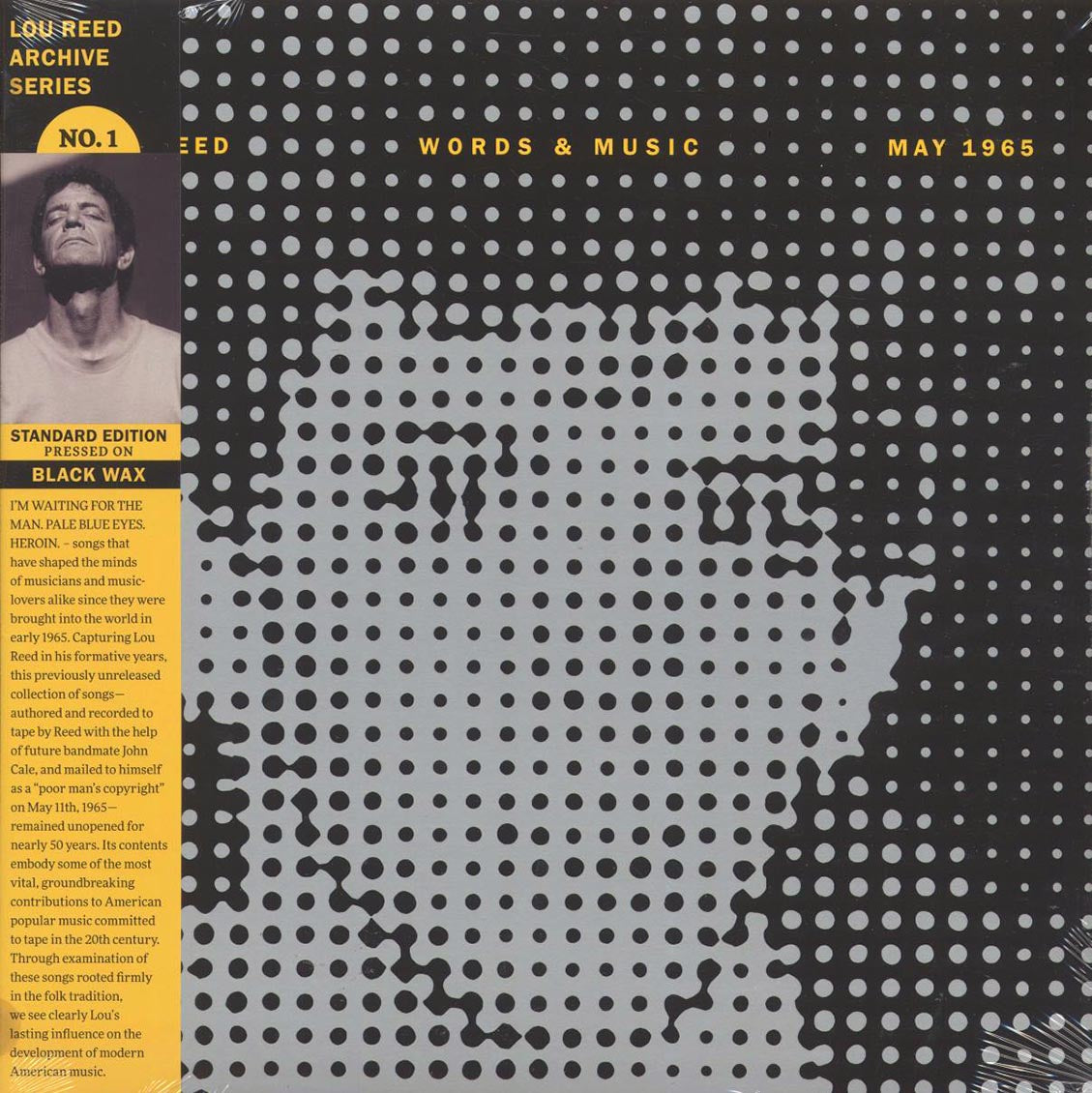 Lou Reed - Words & Music, May 1965 (RTI press) vinyl LP front cover