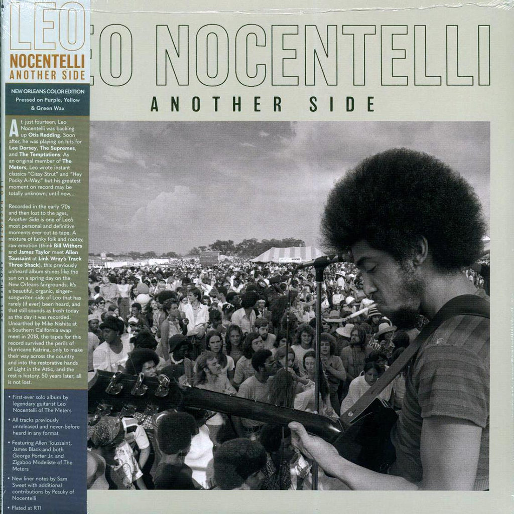 Leo Nocentelli - Another Side (purple/yellow/green vinyl) (RTI press) vinyl LP front cover