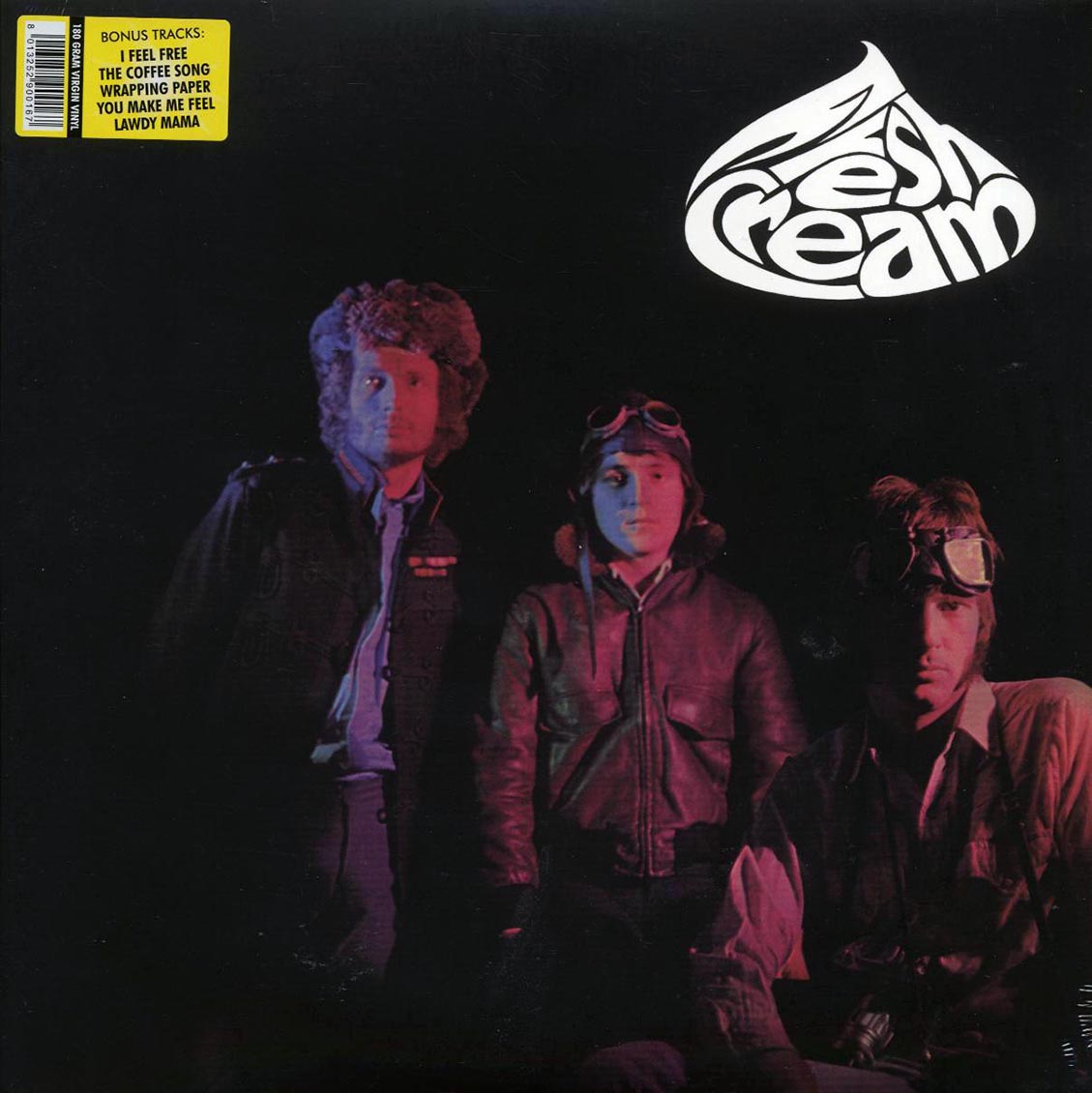 Cream - Fresh Cream (+5 bonus tracks) (180g) vinyl LP front cover