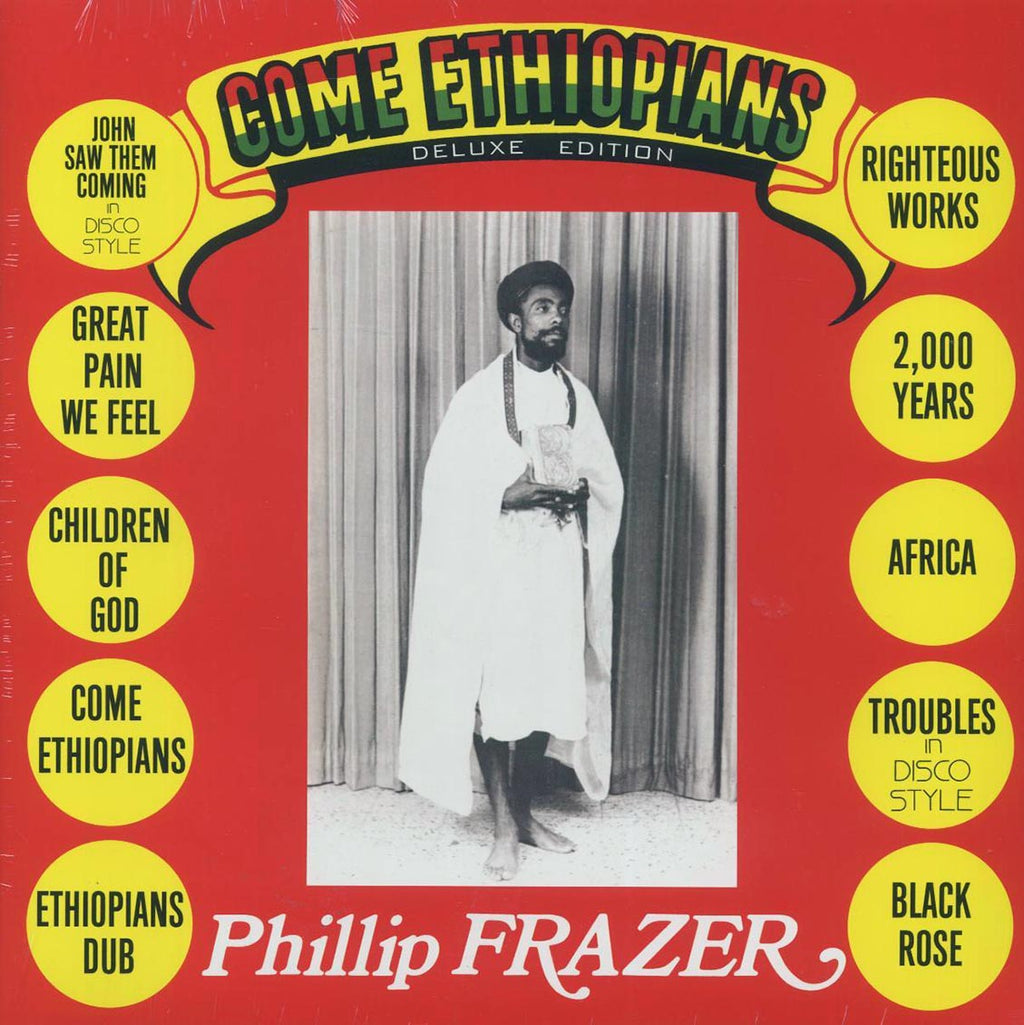 Phillip Fraser - Come Ethiopians: Deluxe Edition (+2 bonus tracks) vinyl LP front cover
