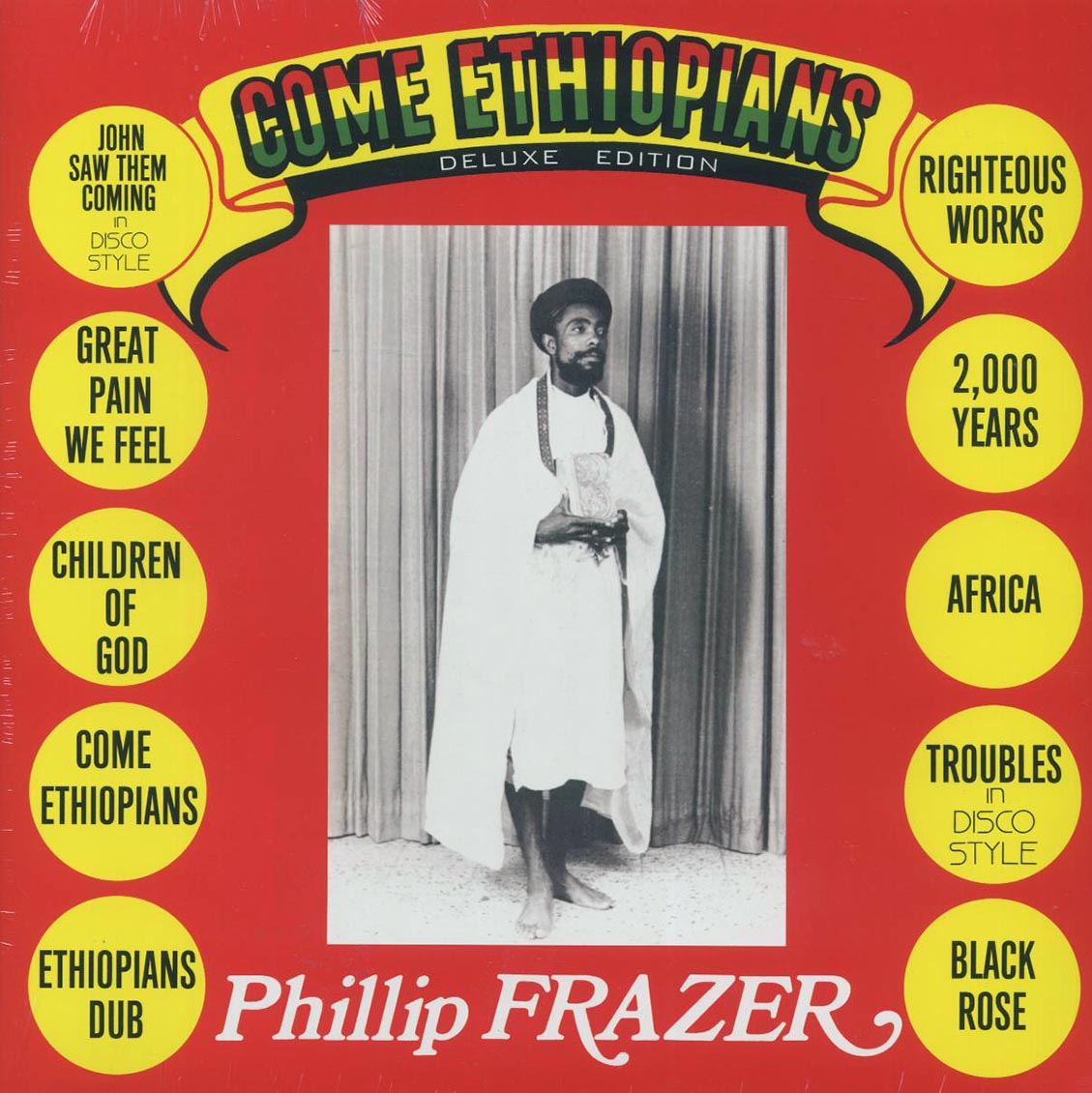 Phillip Fraser - Come Ethiopians: Deluxe Edition (+2 bonus tracks) vinyl LP front cover