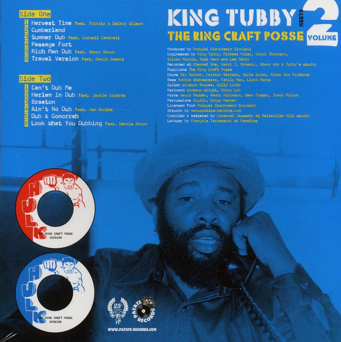 King Tubby, Ring Craft Posse - Look What You Dubbing: King Tubby, Ring Craft Posse Volume 2 vinyl LP back cover