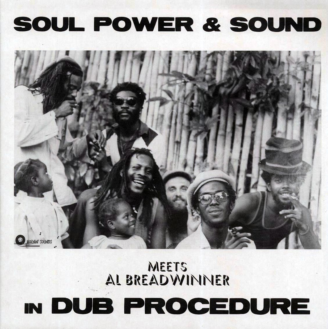 Soul Power & Sound, Al Breadwinner - Soul Power & Sound Meets Al Breadwinner In Dub Procedure vinyl LP front cover