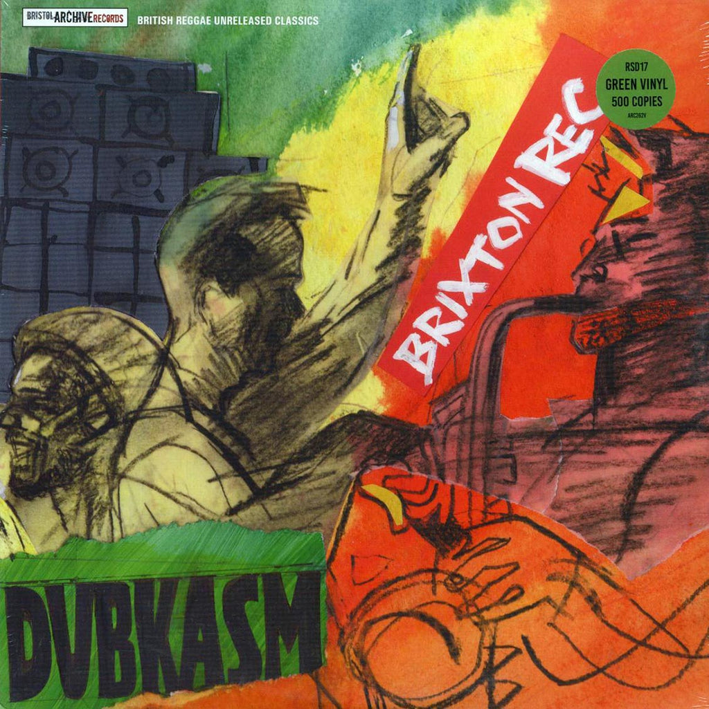 Dubkasm, Tena Stelin, Lidj Xylon, Ras Addis, Etc. - Brixton Rec (RSD 2017) (green vinyl) vinyl LP front cover