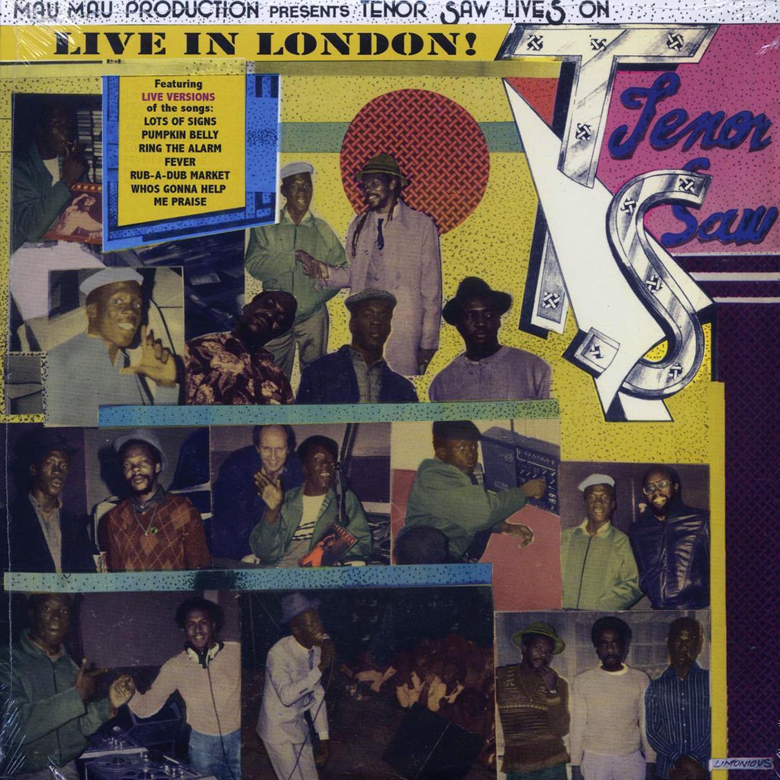 Tenor Saw - Live In London: Tenor Saw Lives On vinyl LP front cover
