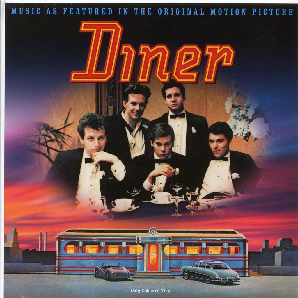 Jerry Lee Lewis, Dion & The Belmonts, Carl Perkins, Lowell Fulson, Etc. - Diner: Music As Featured In The Original Motion Picture (180g) (pink vinyl) vinyl LP front cover