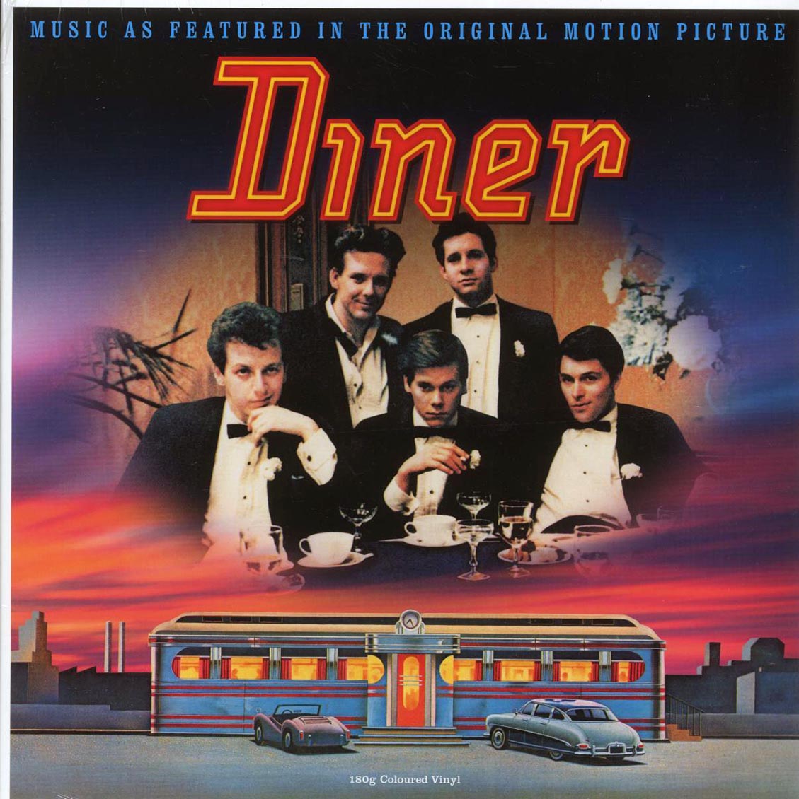 Jerry Lee Lewis, Dion & The Belmonts, Carl Perkins, Lowell Fulson, Etc. - Diner: Music As Featured In The Original Motion Picture (180g) (pink vinyl) vinyl LP front cover