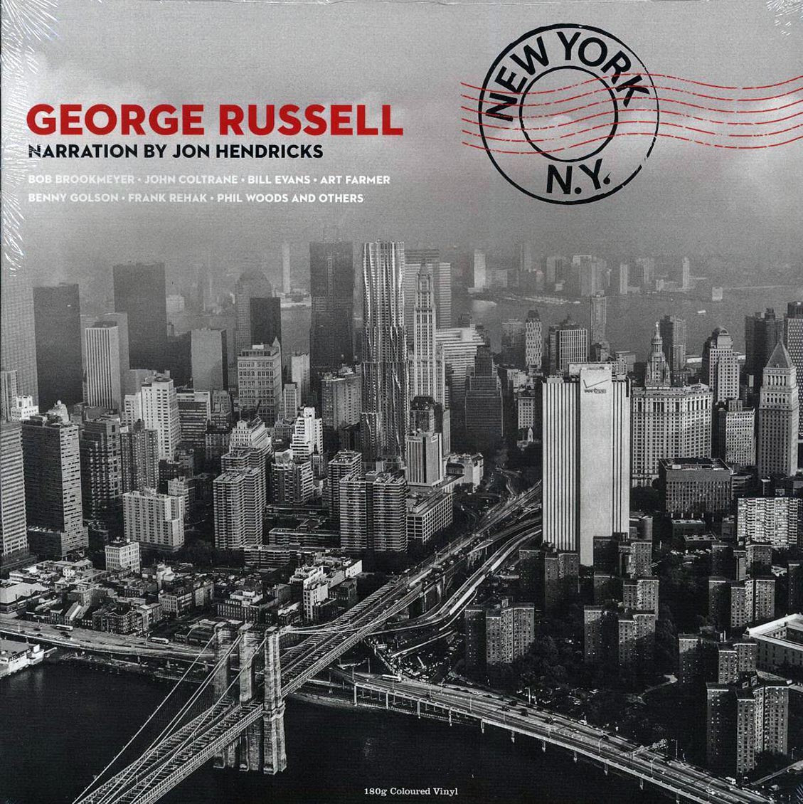 George Russell & His Orchestra - New York, NY (180g) (red vinyl) vinyl LP front cover