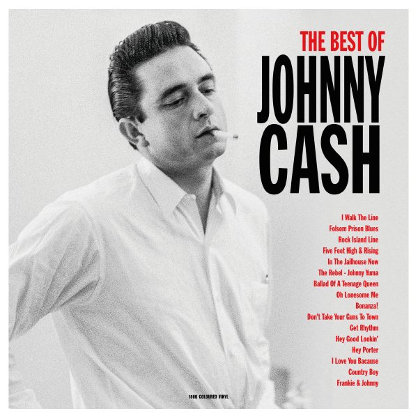 The Best of Johnny Cash 180 gram red vinyl LP cover