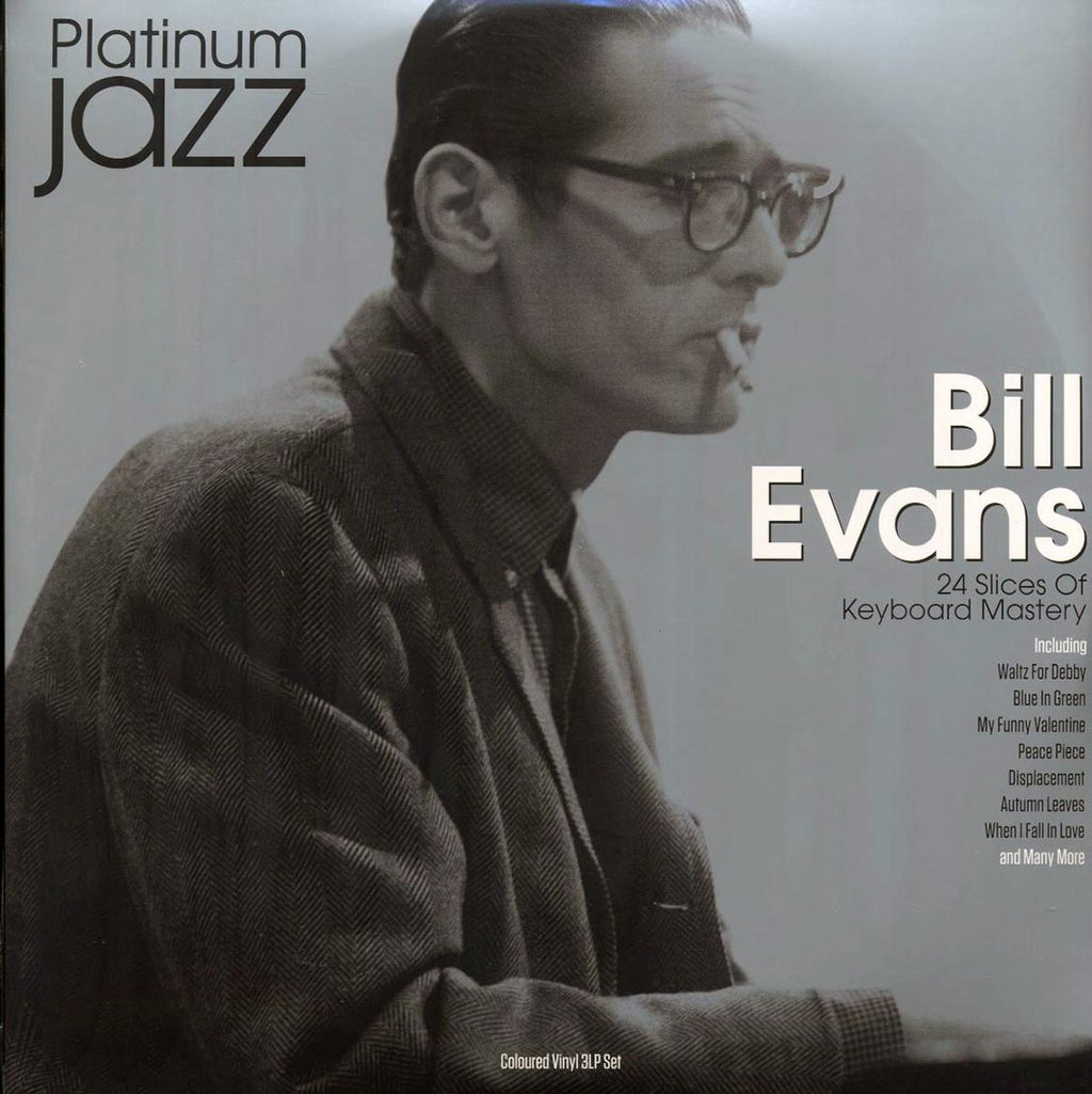 Bill Evans - Platinum Jazz (3xLP) (silver vinyl) vinyl LP front cover