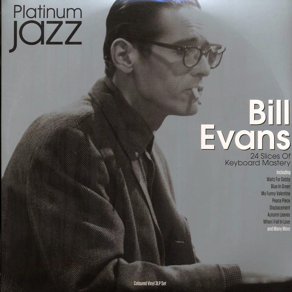 Bill Evans - Platinum Jazz (3xLP) (silver vinyl) vinyl LP front cover