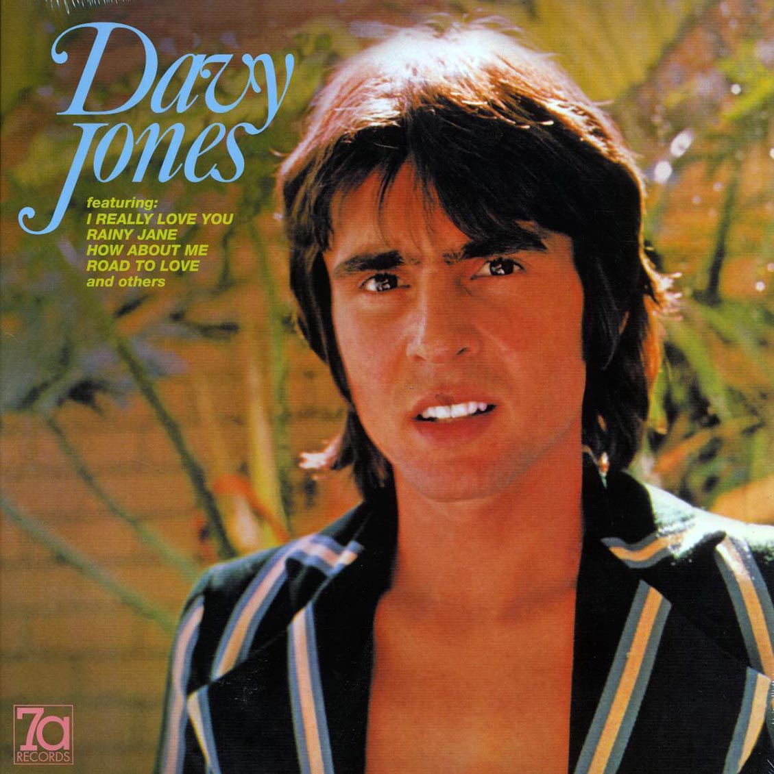 Davy Jones - Davy Jones (+6 bonus tracks) (green vinyl) vinyl LP front cover